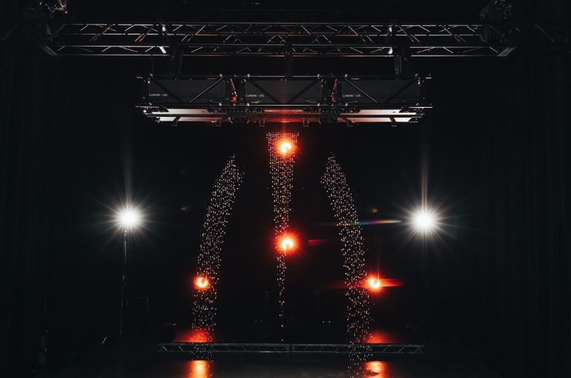 HYDRA-TECH Rain Falling Showing LUMINOUS Logo